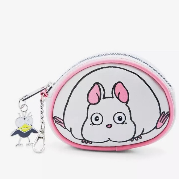 Spirited Away Set No-Face Floral Mini Backpack & Coin Purse Studio Ghibli 🆕 - Picture 8 of 15